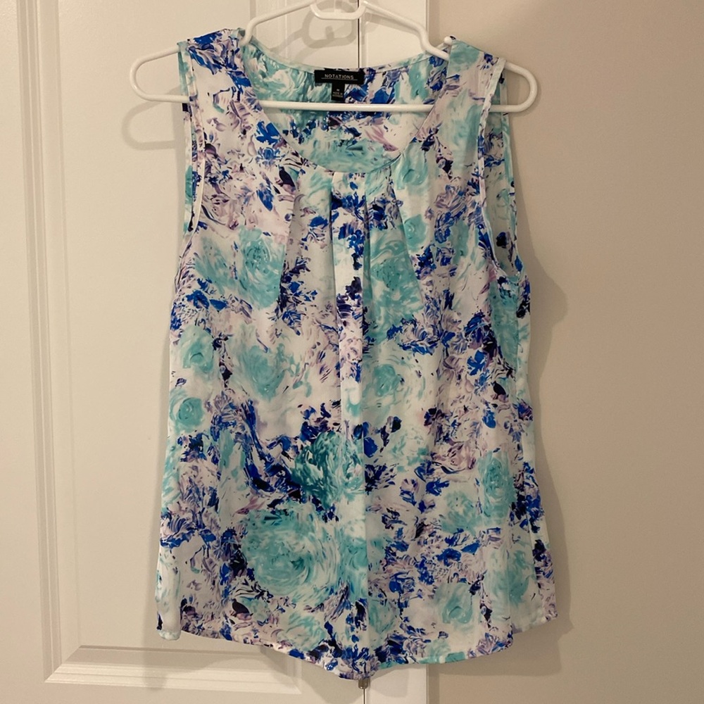 NOTATIONS sleeveless blouse Size: Medium